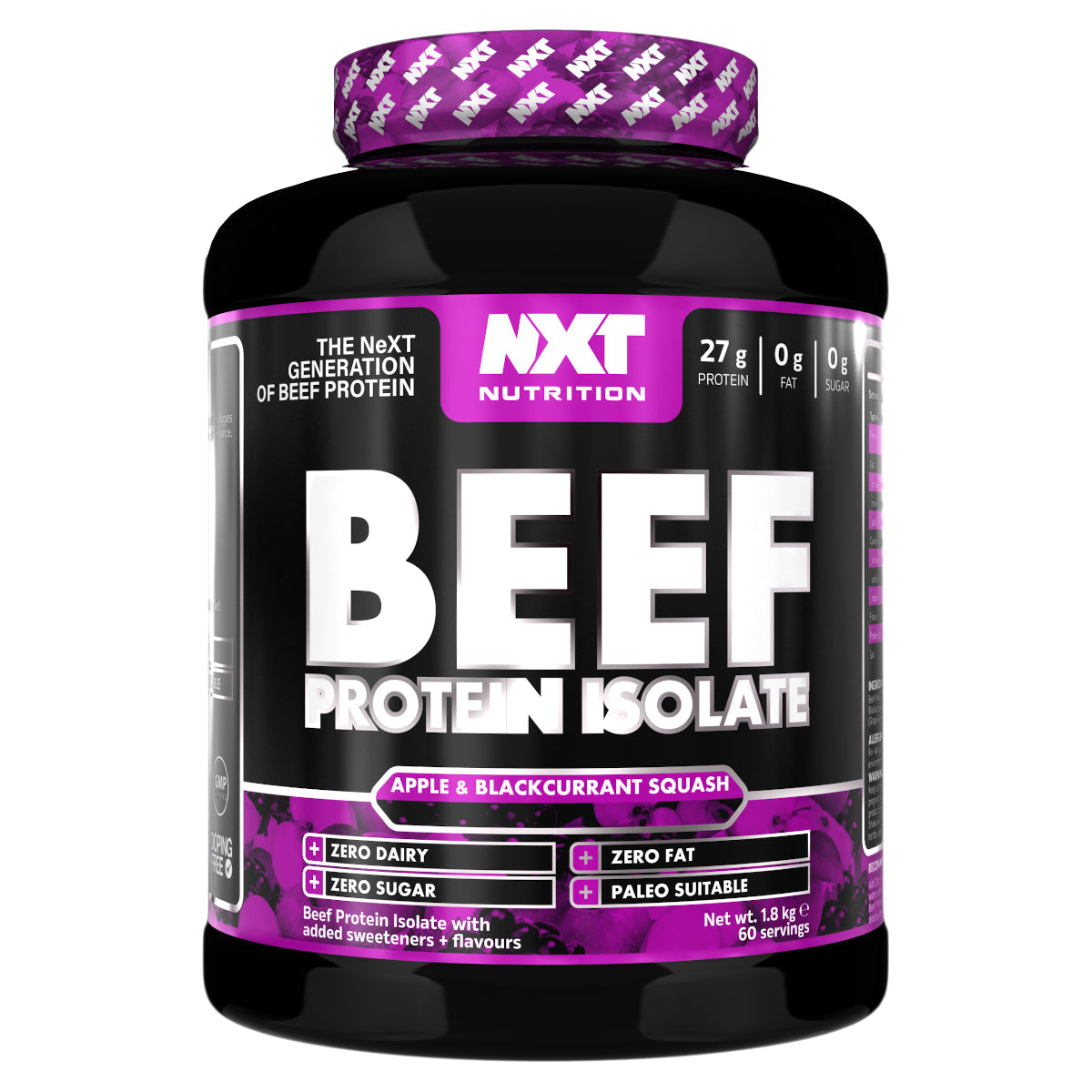 NXT Nutrition Beef Protein Isolate 1.8kg