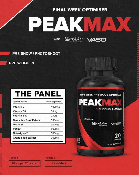 Strom Sports Nutrition PeakMAX 80 caps