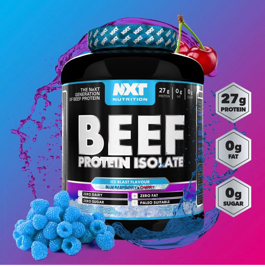 NXT Nutrition Beef Protein Isolate 1.8kg