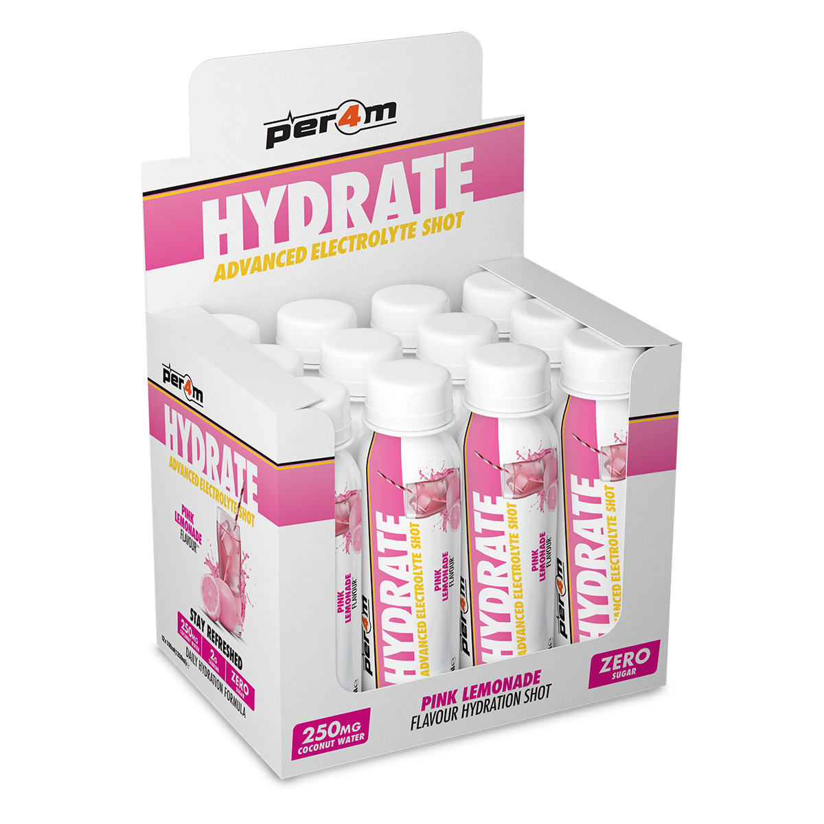 Per4m Hydrate Shots Pink Lemonade