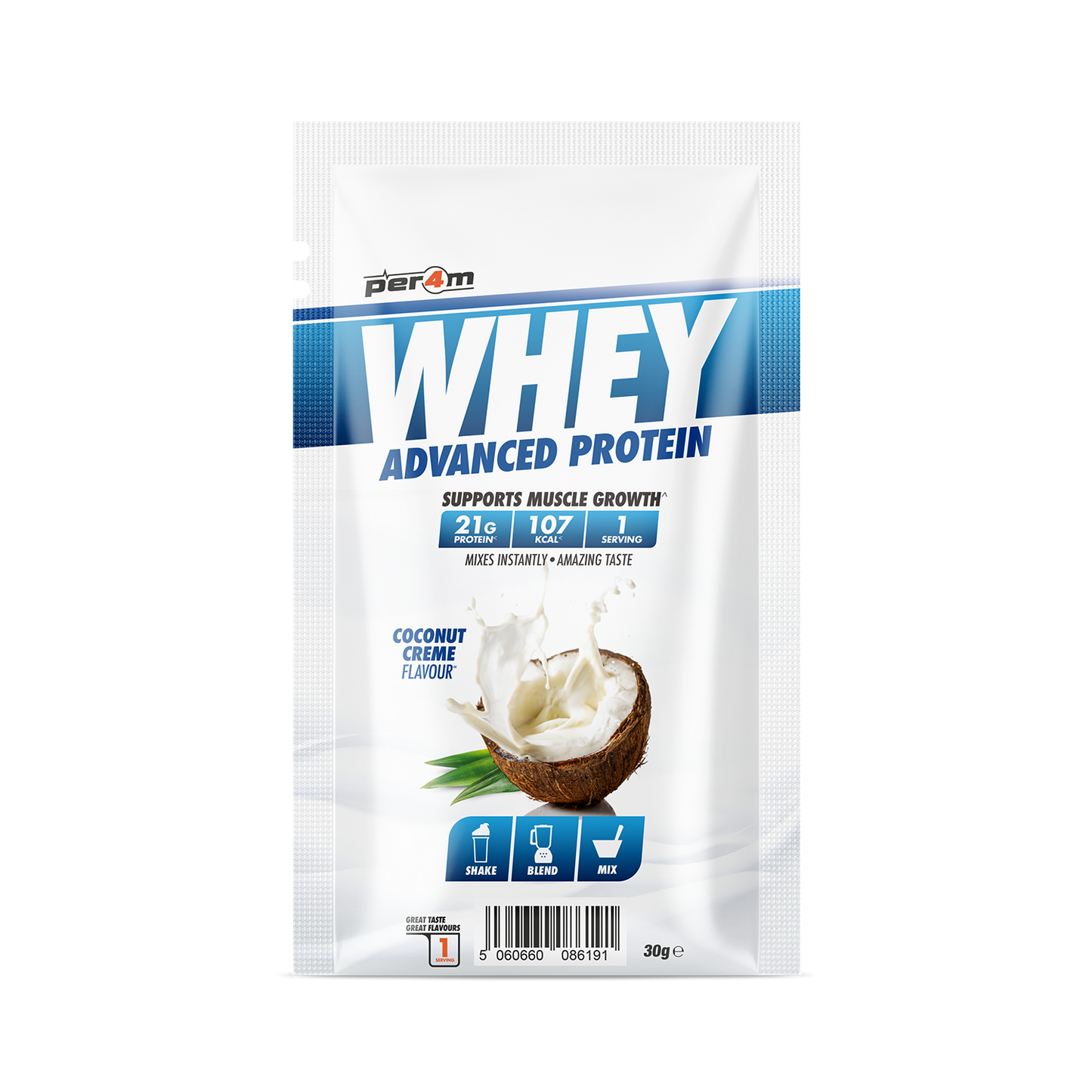 PER4M Whey Protein 30g Sachet "Pick 10 Pay for 8"
