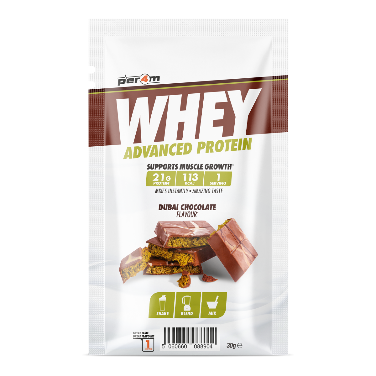PER4M Whey Protein 30g Sachet "Pick 10 Pay for 8"