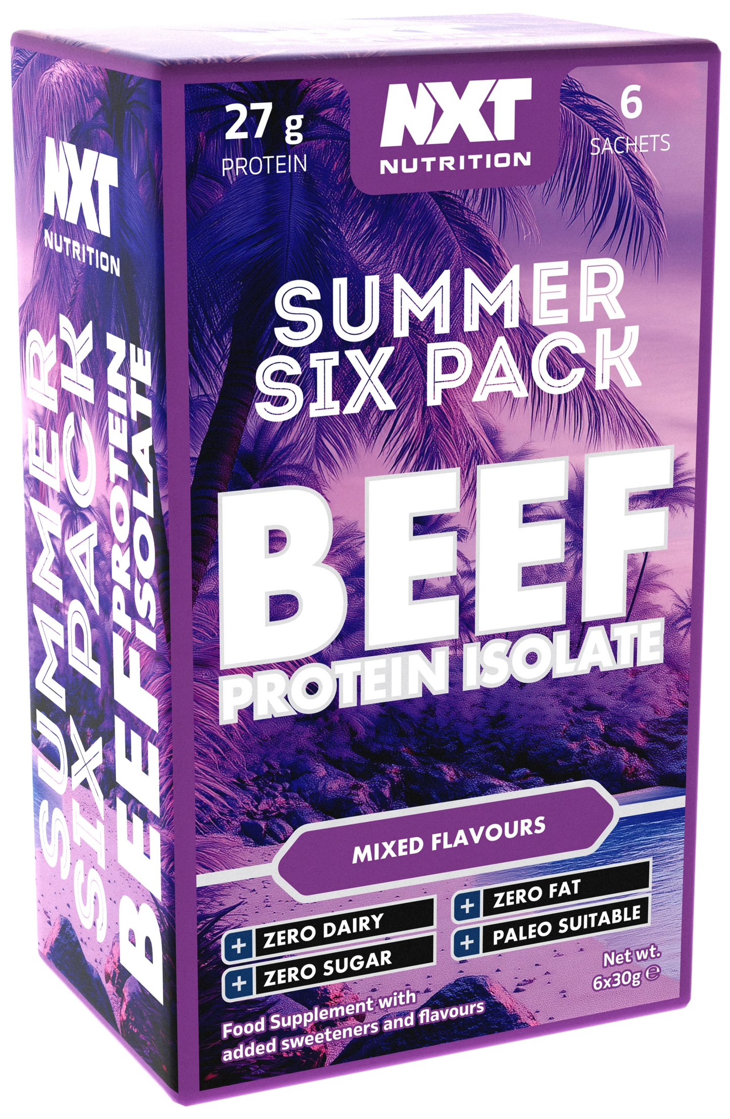 NXT Beef Protein Isolate Sachets 6 Pack