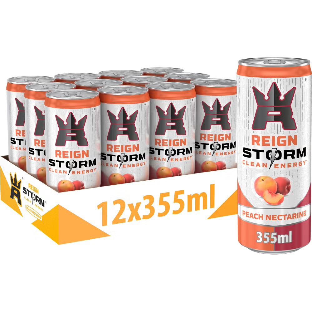 Reign Storm Peach Nectarine Clean Energy Drink - 355ml