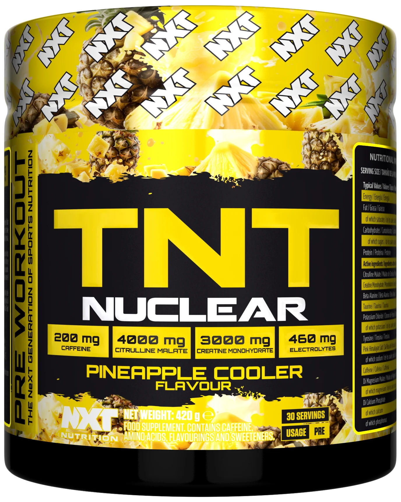 NXT NUTRITION TNT NUCLEAR PRE-WORKOUT 420G