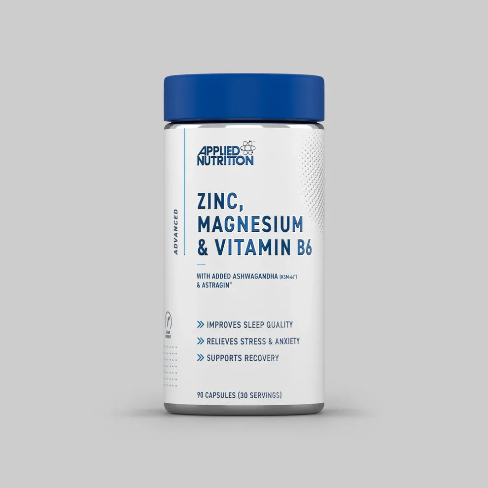 Applied Nutrition Zinc, Magnesium & Vitamin B6 Capsules With Ashwagandha (ZMA)