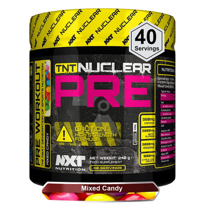 NXT NUTRITION TNT NUCLEAR PRE-WORKOUT 240G