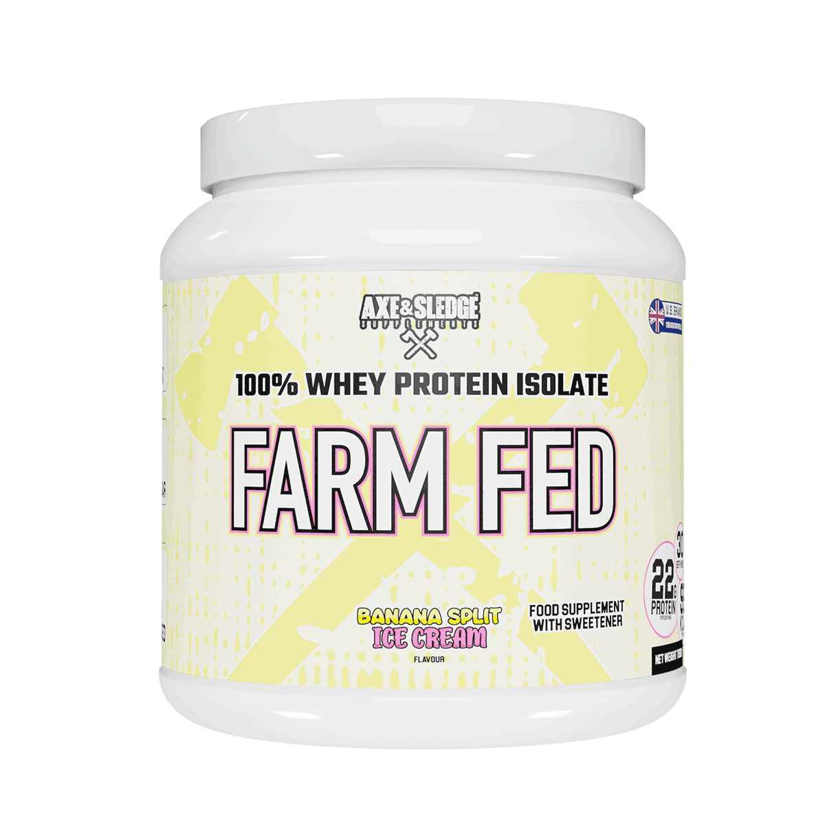 Axe & Sledge FARM FED 100% Whey ISOLATE 792g