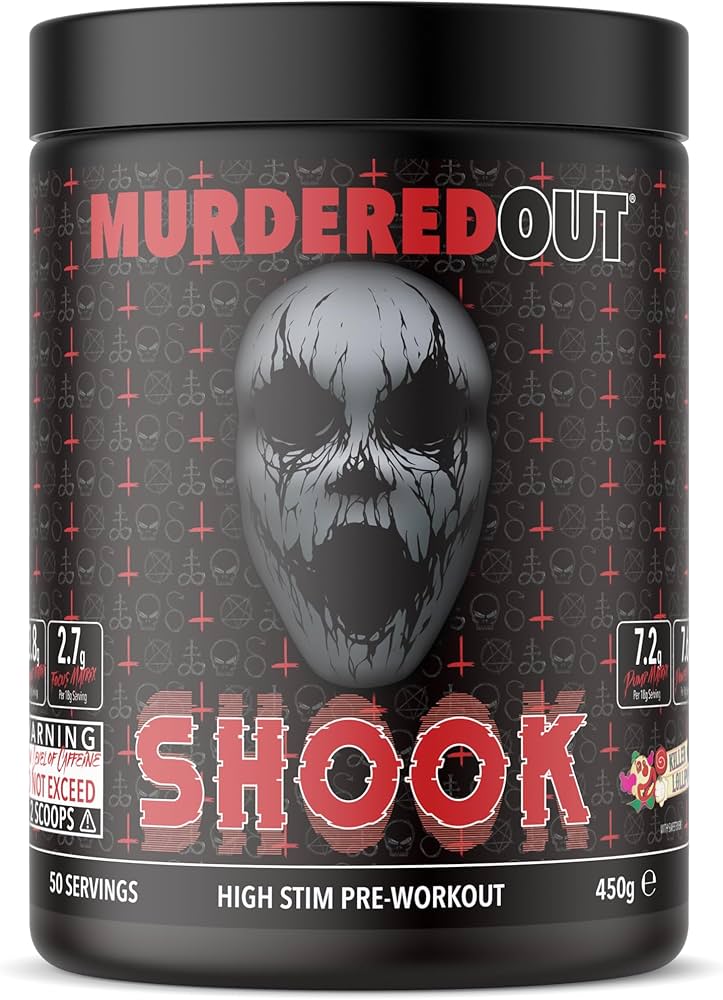 Murdered Out SHOOK EXTREME PRE Workout 450g