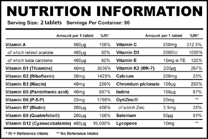 Strom Sports Multimax Premium Multivitamin