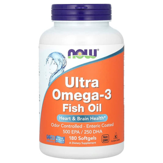 NOW Foods Ultra Omega 3 - 180 Softgels
