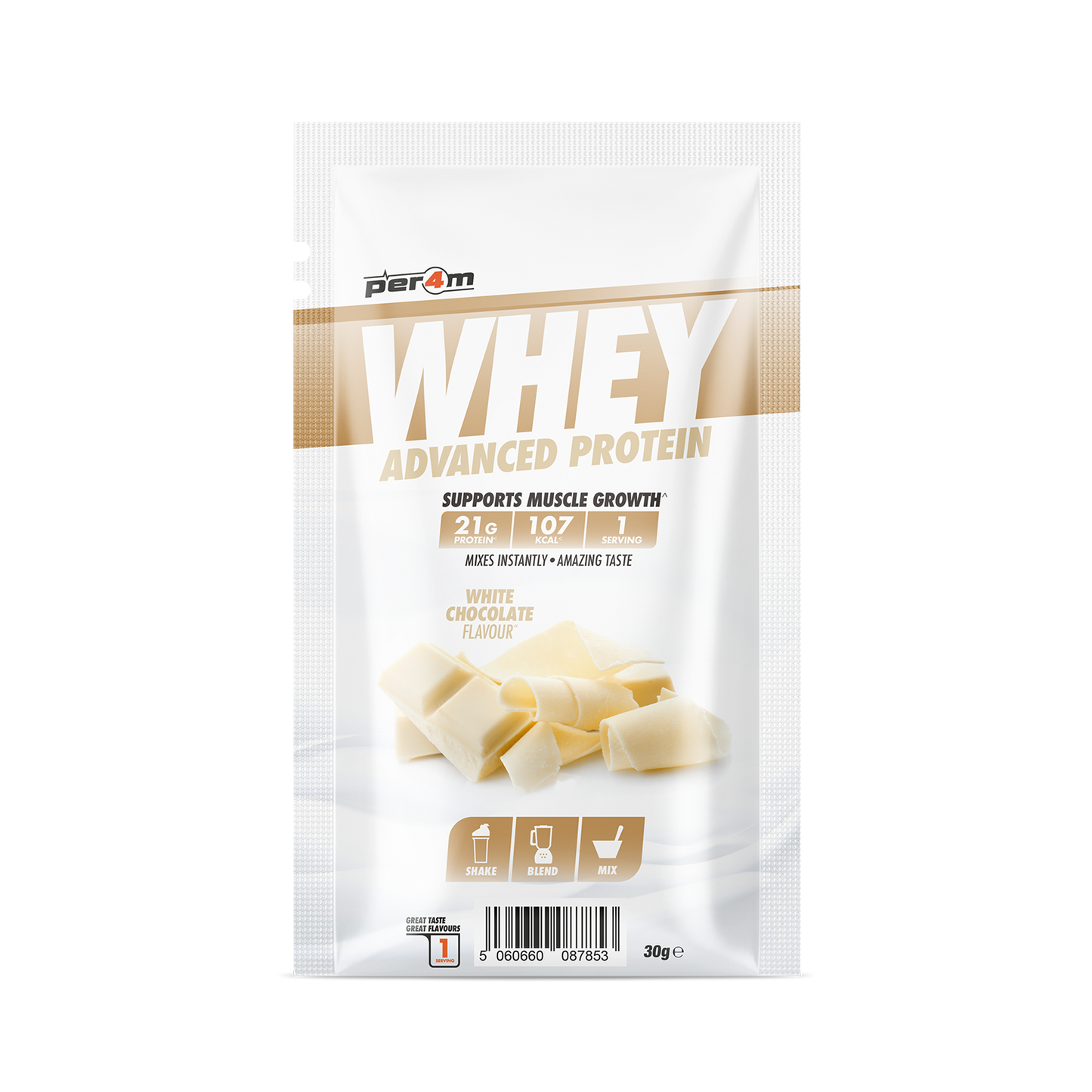 PER4M Whey Protein 30g Sachet "Pick 10 Pay for 8"