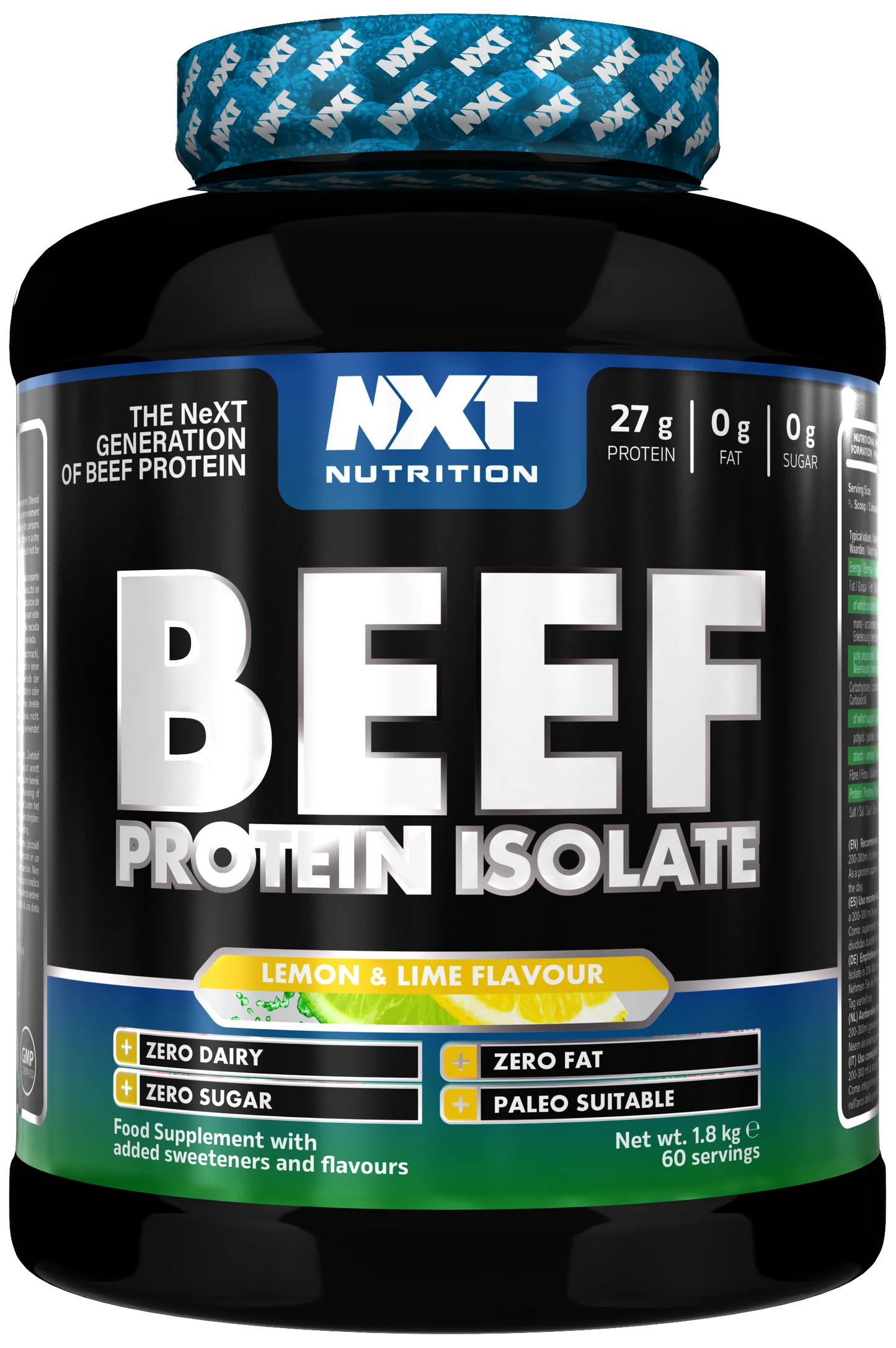 NXT Nutrition Beef Protein Isolate 1.8kg