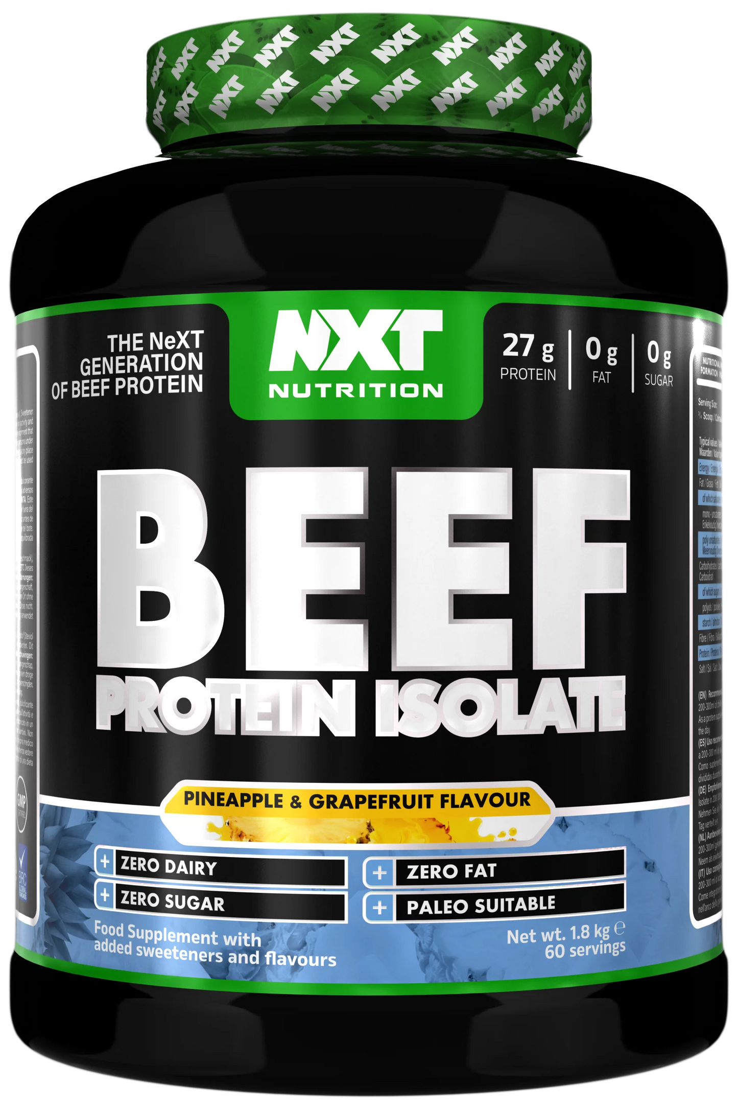 NXT Nutrition Beef Protein Isolate 1.8kg