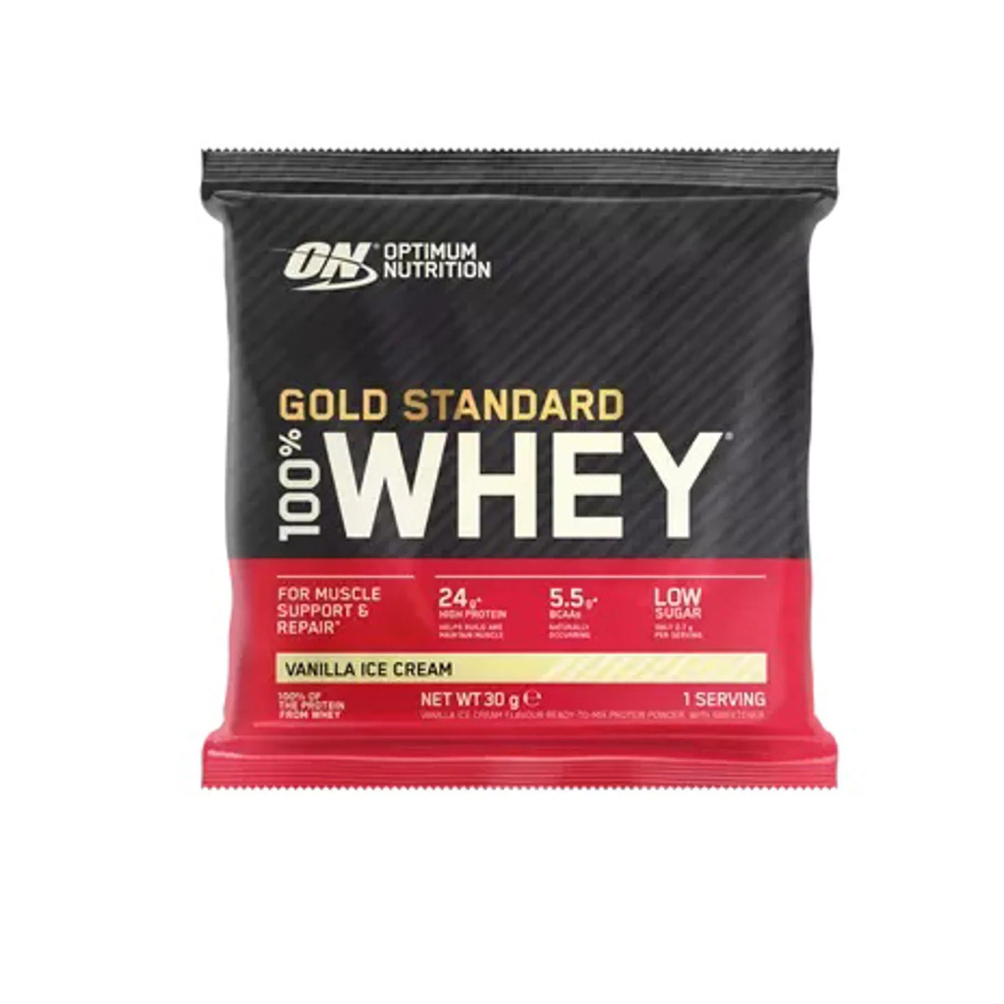 OPTIMUM NUTRITION GOLD STANDARD WHEY  "Single Serving" 30g