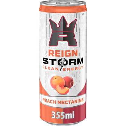 Reign Storm Peach Nectarine Clean Energy Drink - 355ml
