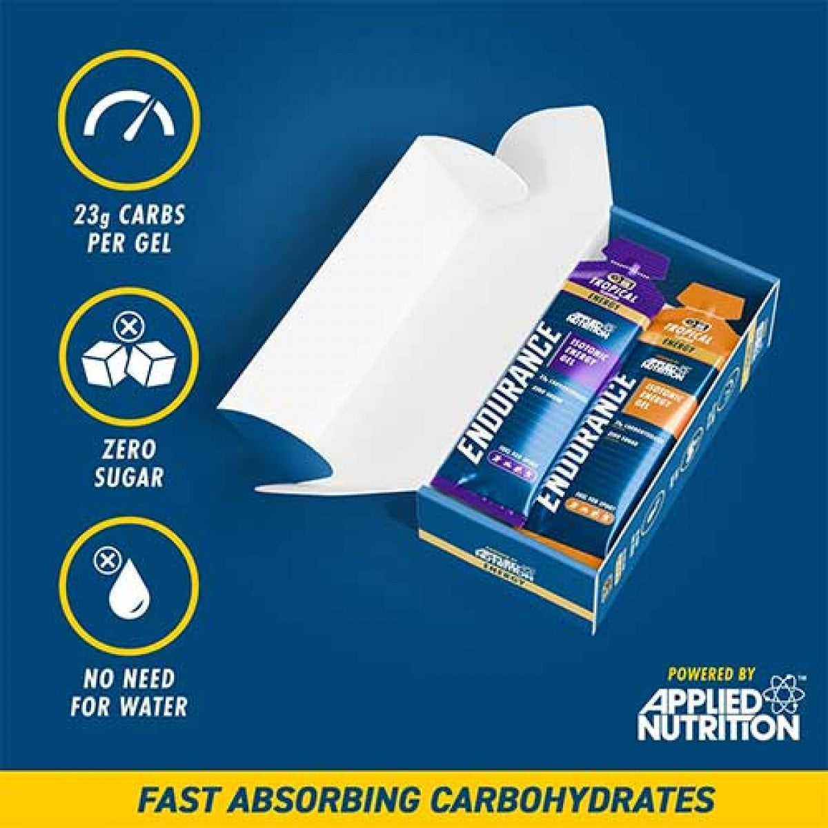 Applied Endurance Isotonic Energy Gels Variety Pack (Box of 6 Gels)