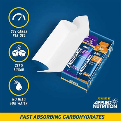 Applied Endurance Isotonic Energy Gels Variety Pack (Box of 6 Gels)