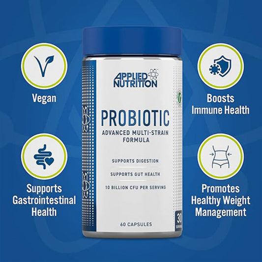 Applied Nutrition Probiotic Advanced 10 Billion CFU - 60 Caps