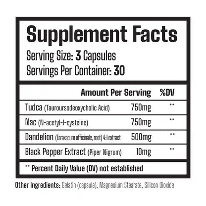 Muscle Rage Liver Reset+ Post Cycle Support