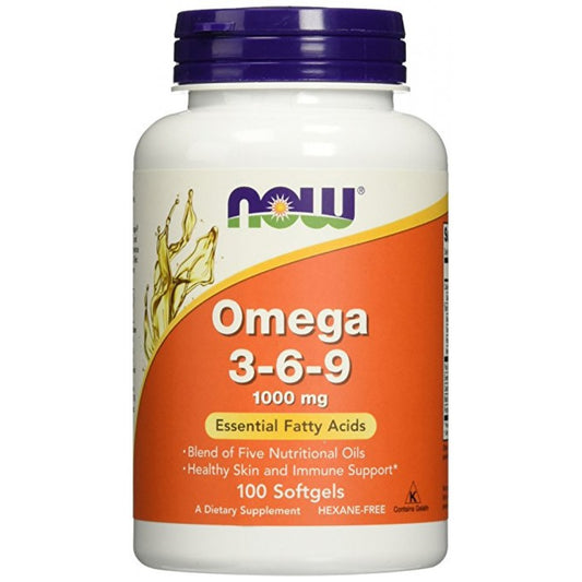NOW Foods Omega 3-6-9, 1000mg - 100 Softgel