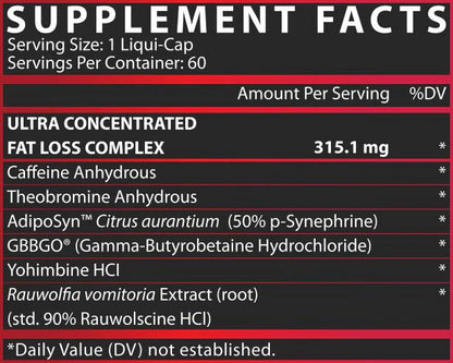 Lipo-6 Black UC The Ultimate Thermogenic